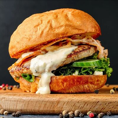 Бургер с соусом Блю Чиз в Mesto Burger по цене 439