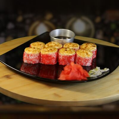 Калифорния яки в Жадина-говядина соленый огурец по цене 460 ₽