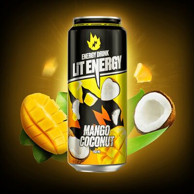 Lit energy со вкусом манго и кокоса в Другая шаурма по цене 200 ₽