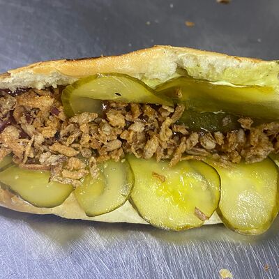 Датский хот-догв Куры гриль по цене 165 ₽