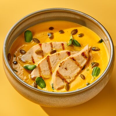 Тыквенный крем-суп в Пеперончино по цене 465 ₽