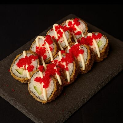 Калифорния темпурная в Роллы по себестоимости по цене 419 ₽