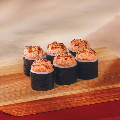 Ролл Пламенный лосось в Тануки по цене 3490 ₸