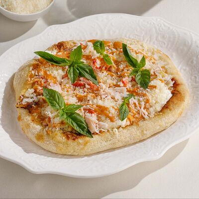 Мини-пицца с крабом в Cristal по цене 1900 ₽