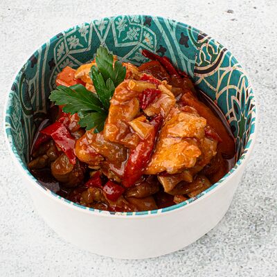 Чахохбили из индейки в Тарелка по цене 249 ₽