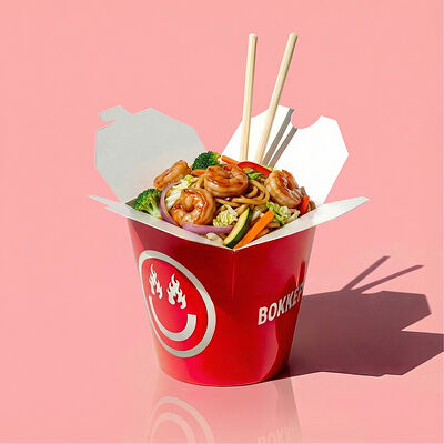 Вок креветки терияки в Воккер по цене 699 ₽