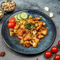 Курица с грибами в КАФЕ ВЕСНА