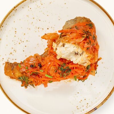 Навага в овощном маринаде в Сделано сегодня по цене 315 ₽