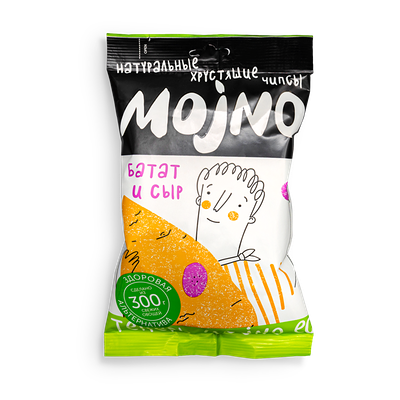 Чипсы MOjNO Батат с сыром чеддер в Кухня на районе по цене 209 ₽