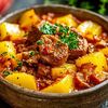 Картофель, тушенный с мясом в Столовая на Институтской по цене 225