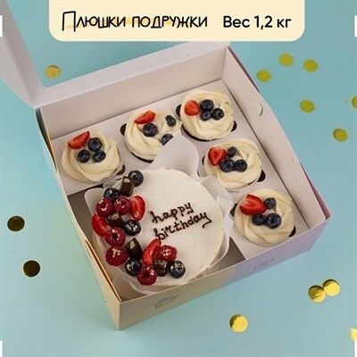Бенто-бокс Happy birthday! в Плюшки подружки по цене 3850 ₽