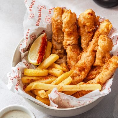 Фиш-энд-чипс в BEERMAN&Schlitz по цене 670 ₽