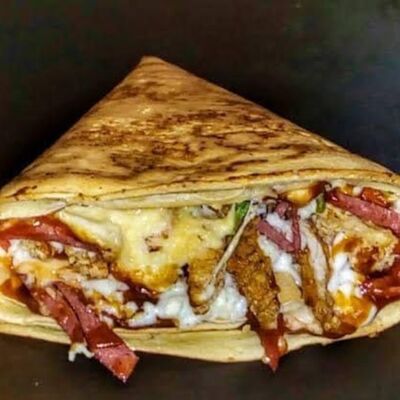 Блин Семейный с сосисками в Тетя Маргарита по цене 980 ₽