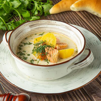 Уха сливочная по-Батумски в Ela по цене 699 ₽