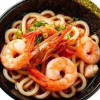 Удон с морепродуктами в Ракушка