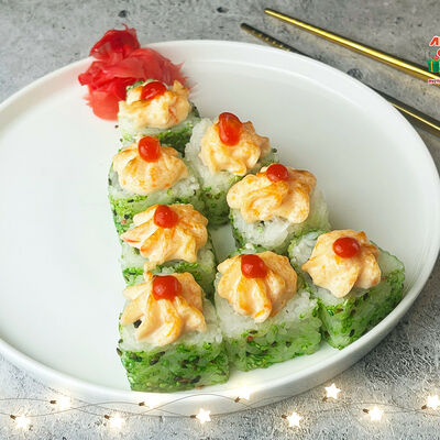 Калифорния с креветкой запеченная в Может суши? по цене 999 ₽