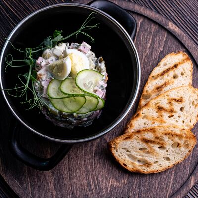 Салат Оливье в The Kabak по цене 690 ₽