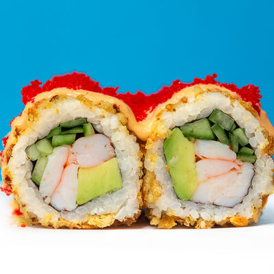 Ролл том-ям с креветкой в Русалочка любит суши по цене 650 ₽