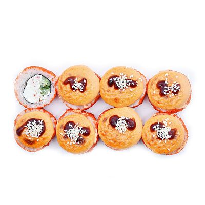 Запеченный ролл Калифорния в Баба роллс по цене 295 ₽