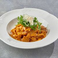 Паста с белыми грибами в Come Mode Cafe