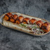 Шашлык из куриного филе в беконе в Сад on line