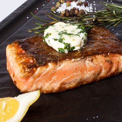 Филе лосося в Уголь по цене 1300 ₽