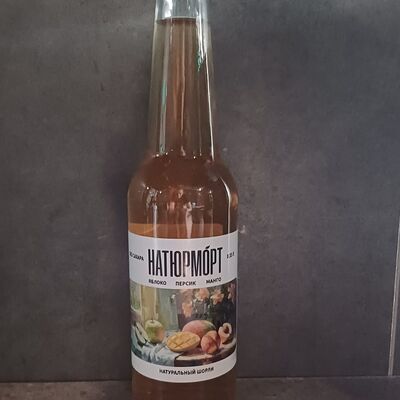 Лимонад Натюрморт Яблоко, персик, манго в СЁДНЯ МОЖНО по цене 250 ₽