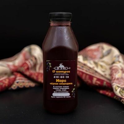 Домашний морс (чёрная смородина) в 17 шампуров по цене 195 ₽
