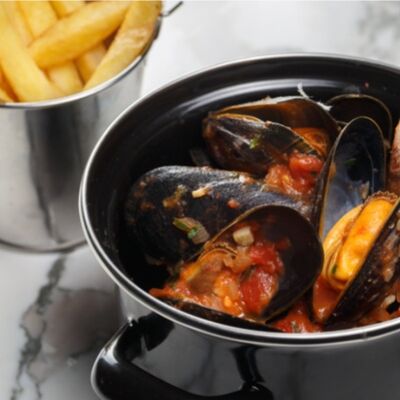 Мидии по-азиатски в Буффет- Котлета по цене 740 ₽