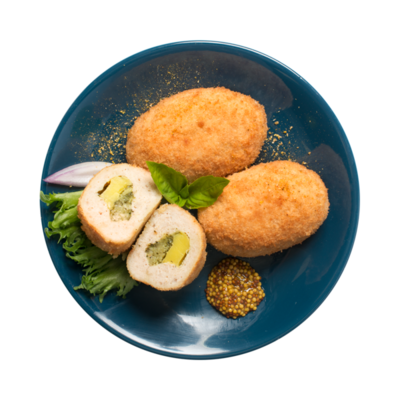 Кнели мускатные из куриного филе с зеленым маслом в Азбука Вкуса Экспресс Меню по цене 270 ₽