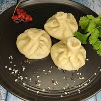 Хинкали со свининой и телятиной в Аджика