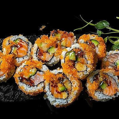 Тунец-лосось темпура в Суши роллы МОРС по цене 540 ₽