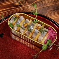 Сельдь с картофелем и горчицей в The River Restaurant