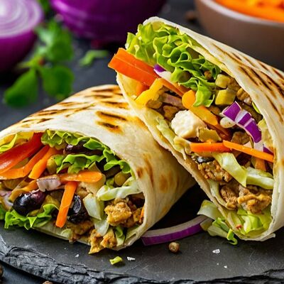 Вегетарианская в Шаурма и хот дог по цене 450 ₽