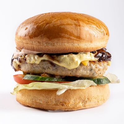 Бургер с куриной котлетой в Пинта по цене 2690 ₸