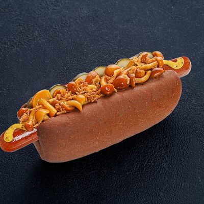 Русский хот-дог с опятами в Stardogs по цене 469 ₽
