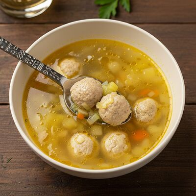 Суп с фрикаделькамив 801 по цене 350 ₽