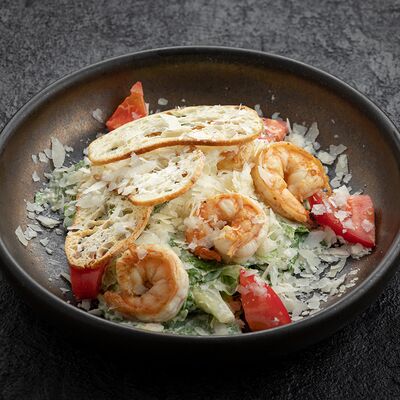 Цезарь с креветками в Вода & Еда по цене 1062 ₽