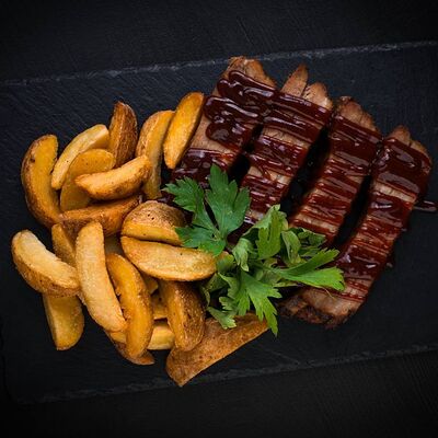Свиные рёбра BBQ в Lidbeer Bar Светлы по цене 41 р.