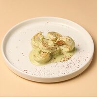 Тигровые креветки в соусе васаби в SCAT