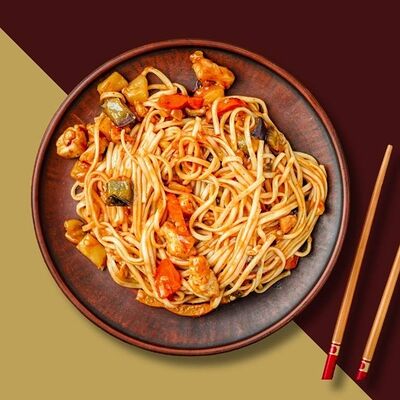 Wok удон с курицей в Шаурмист по цене 650 ₽