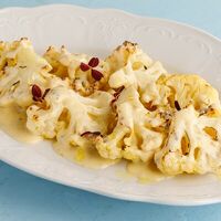 Цветная капуста с сырным соусом в Терраса