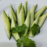 Свежий огурчик в Вкусно по вегетариански