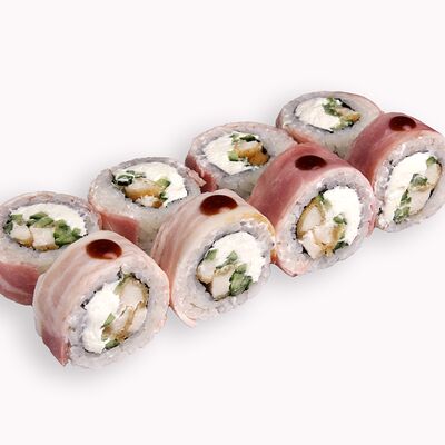 Бекон-тори ролл в Pizza BonTon по цене 435 ₽