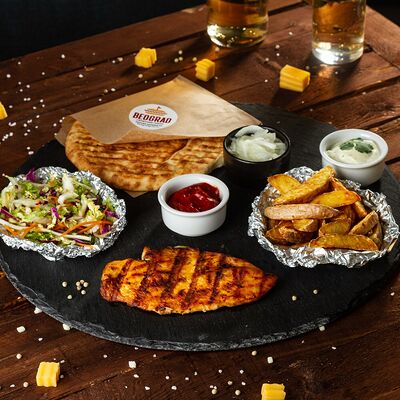 Сет на одного с куриной грудкой в Гриль-бар Београд по цене 480 ₽