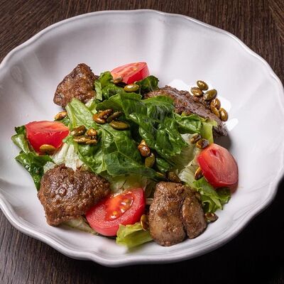 Салат с куриной печенью в Ели Сацебели по цене 980 ₽