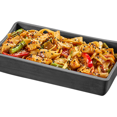 Рисовая лапша с курицей под соусом терияки в Суши Мастер по цене 259