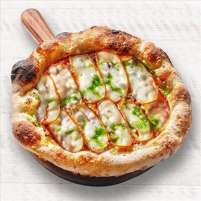 Пицца Сальсичча Премиум тесто в Перчини по цене 605 ₽