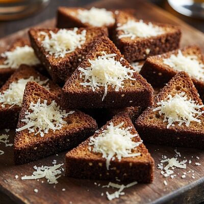 Гренки домашние с сыром в Бизон по цене 350 ₽