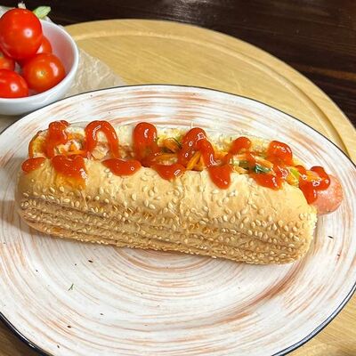 Хот-дог в Шаурма SOHO по цене 170 ₽